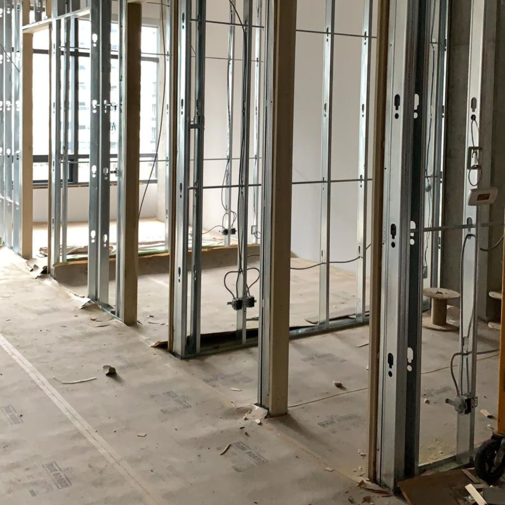 Modern office reception area remodeled for a strong first impression